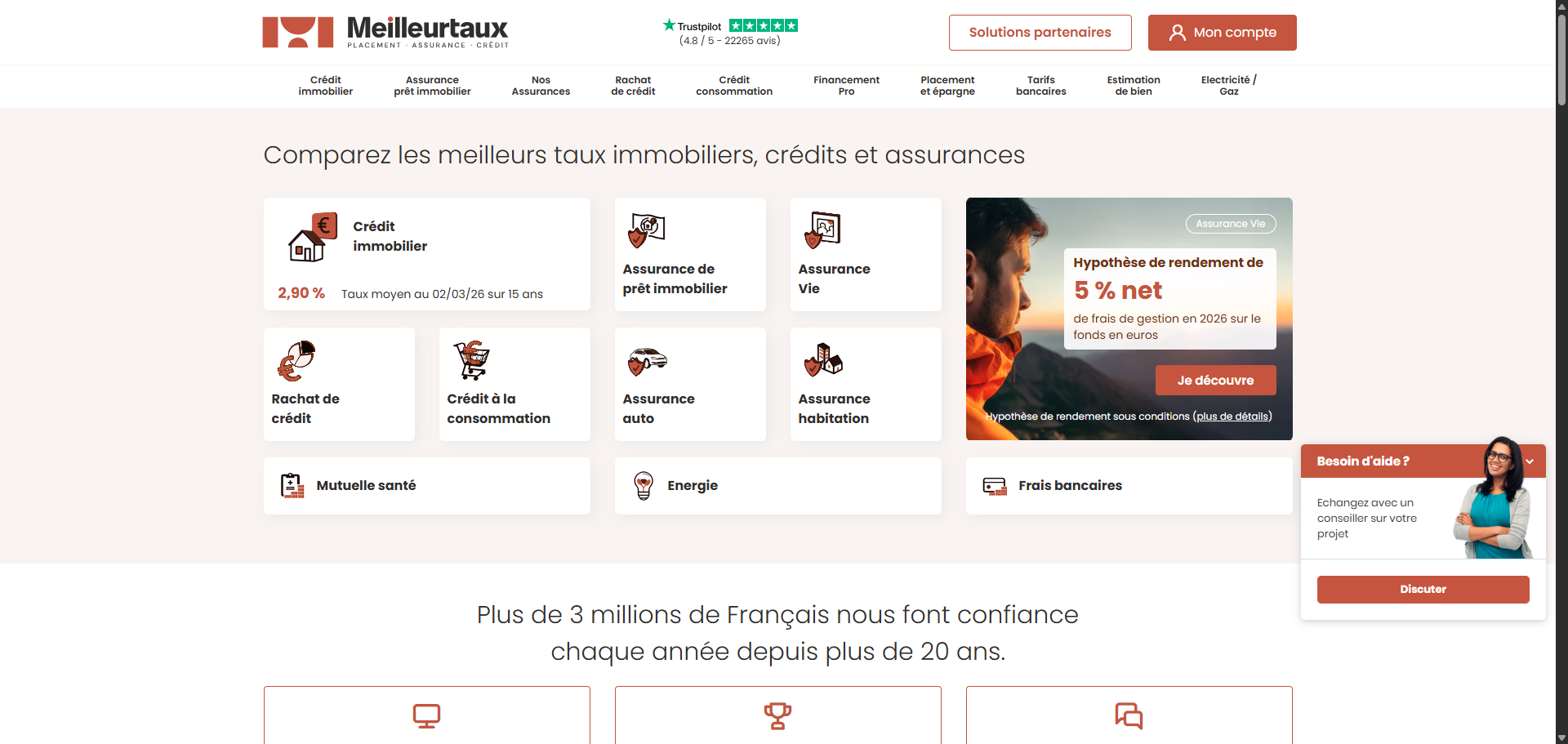 Meilleurtaux | Courtier en crédit immobilier, assurances & placement